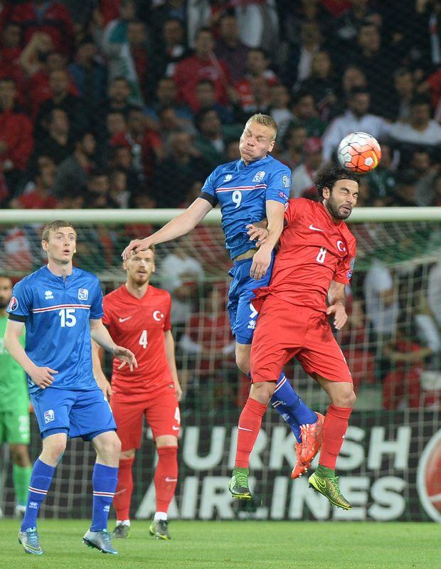 EURO 2016 Elemeleri Türkiye - İzlanda maçından kareler