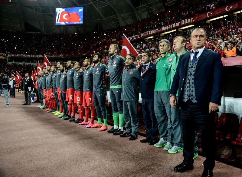 EURO 2016 Elemeleri Türkiye - İzlanda maçından kareler