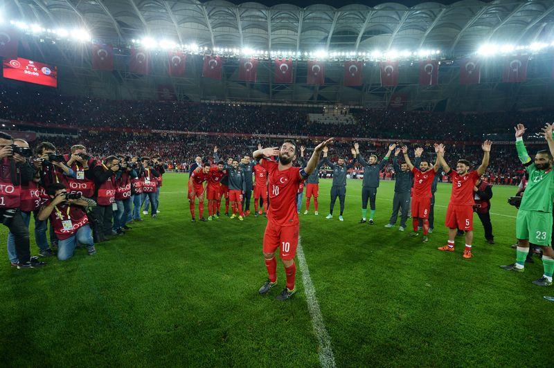 EURO 2016 Elemeleri Türkiye - İzlanda maçından kareler