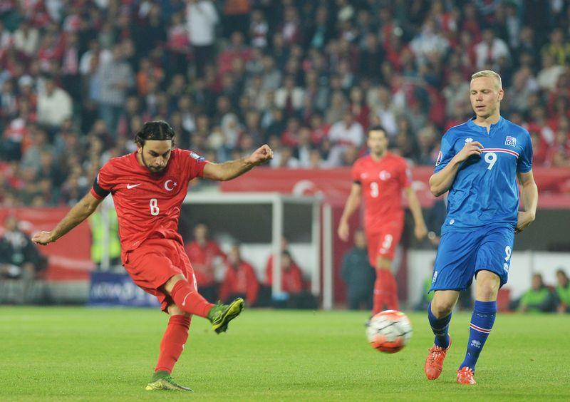EURO 2016 Elemeleri Türkiye - İzlanda maçından kareler