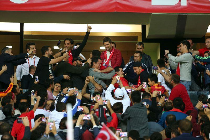 EURO 2016 Elemeleri Türkiye - İzlanda maçından kareler