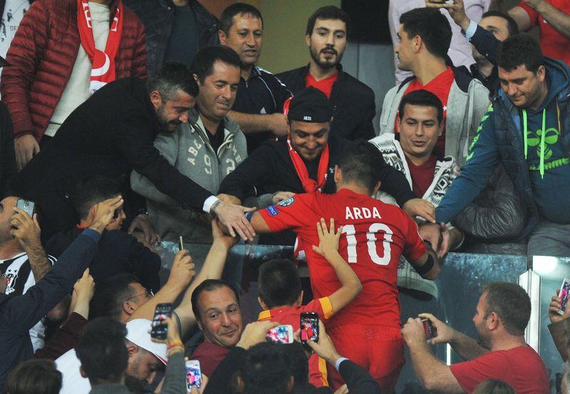 EURO 2016 Elemeleri Türkiye - İzlanda maçından kareler