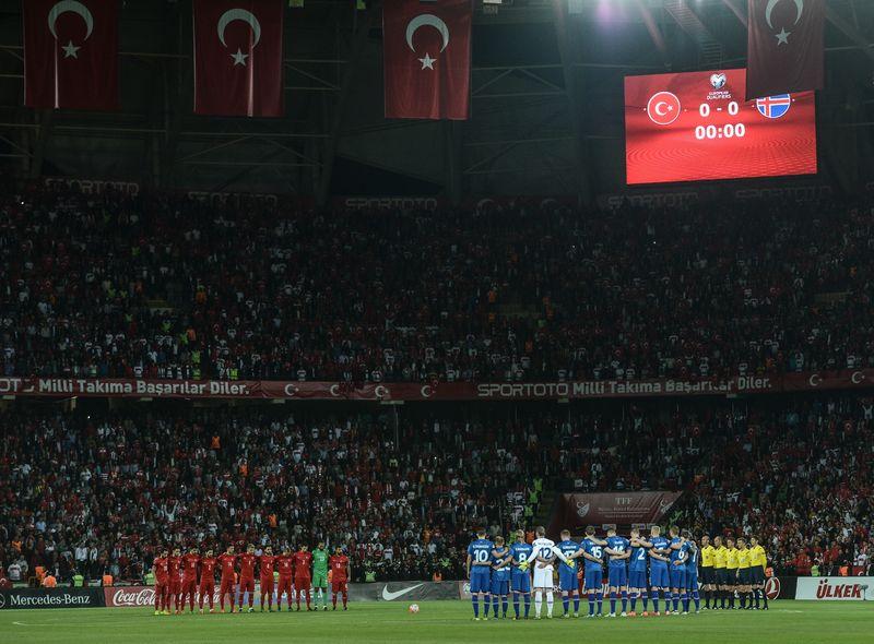 EURO 2016 Elemeleri Türkiye - İzlanda maçından kareler
