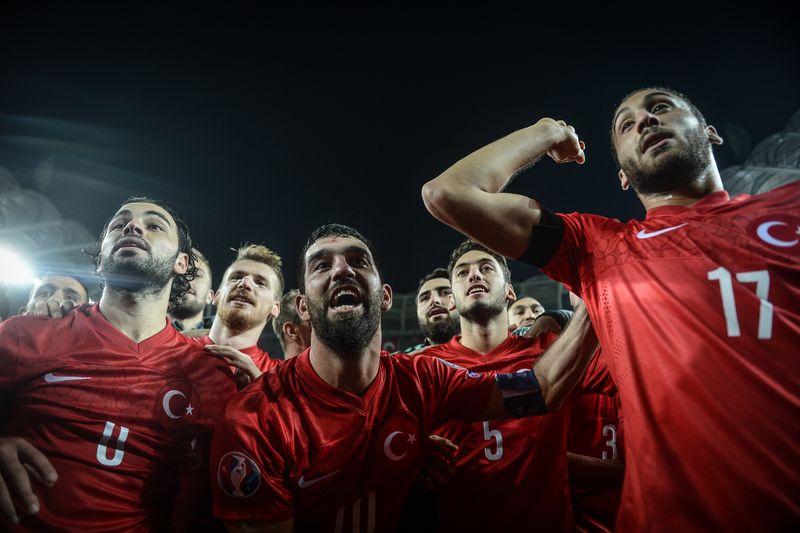 EURO 2016 Elemeleri Türkiye - İzlanda maçından kareler