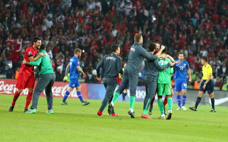 EURO 2016 Elemeleri Türkiye - İzlanda maçından kareler