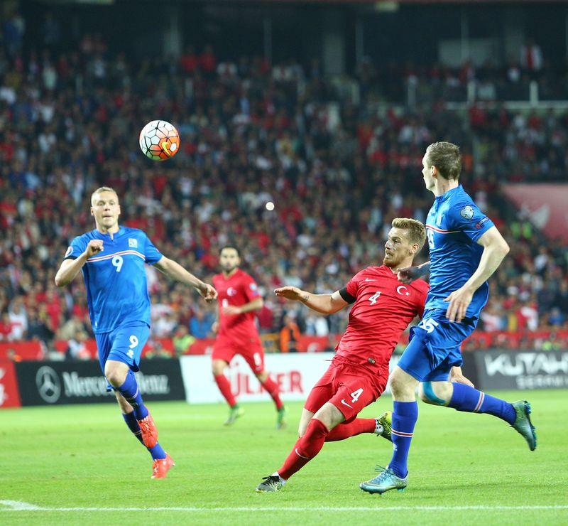 EURO 2016 Elemeleri Türkiye - İzlanda maçından kareler