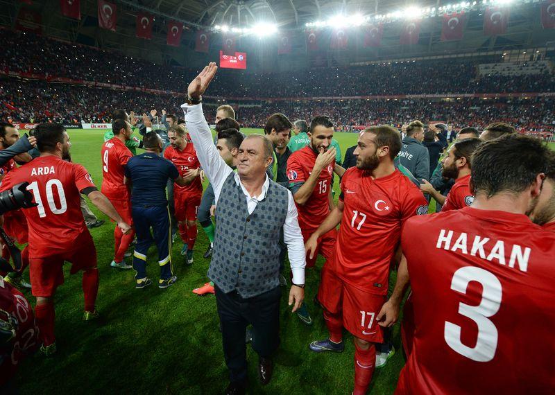 EURO 2016 Elemeleri Türkiye - İzlanda maçından kareler