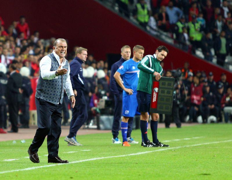 EURO 2016 Elemeleri Türkiye - İzlanda maçından kareler