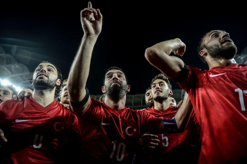 EURO 2016 Elemeleri Türkiye - İzlanda maçından kareler