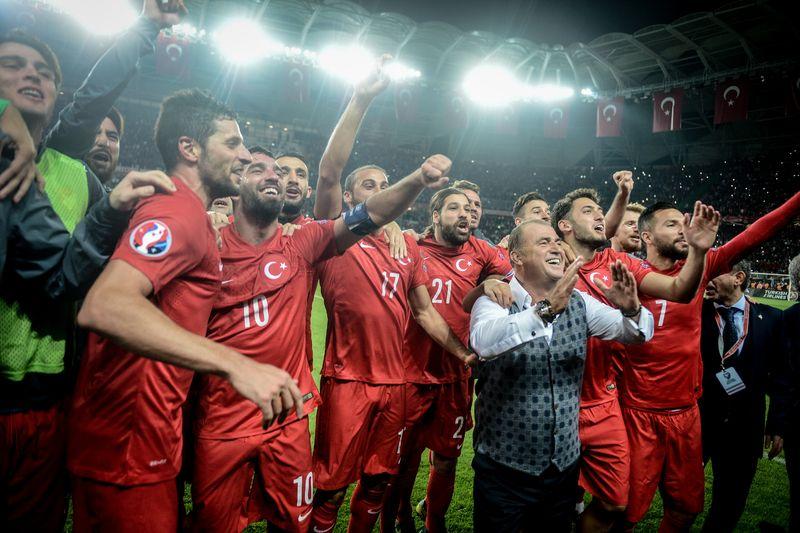 EURO 2016 Elemeleri Türkiye - İzlanda maçından kareler