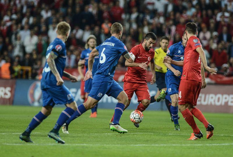 EURO 2016 Elemeleri Türkiye - İzlanda maçından kareler