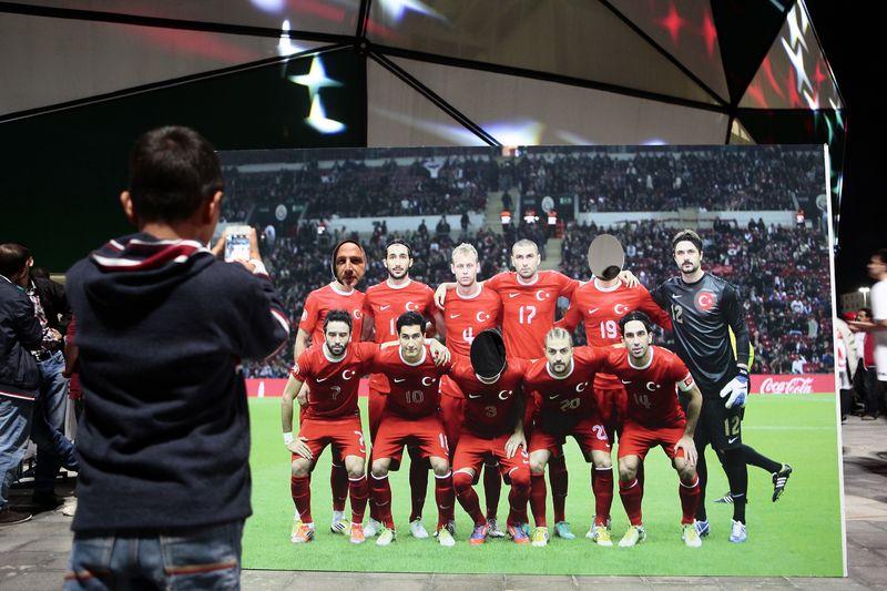 EURO 2016 Elemeleri Türkiye - İzlanda maçından kareler