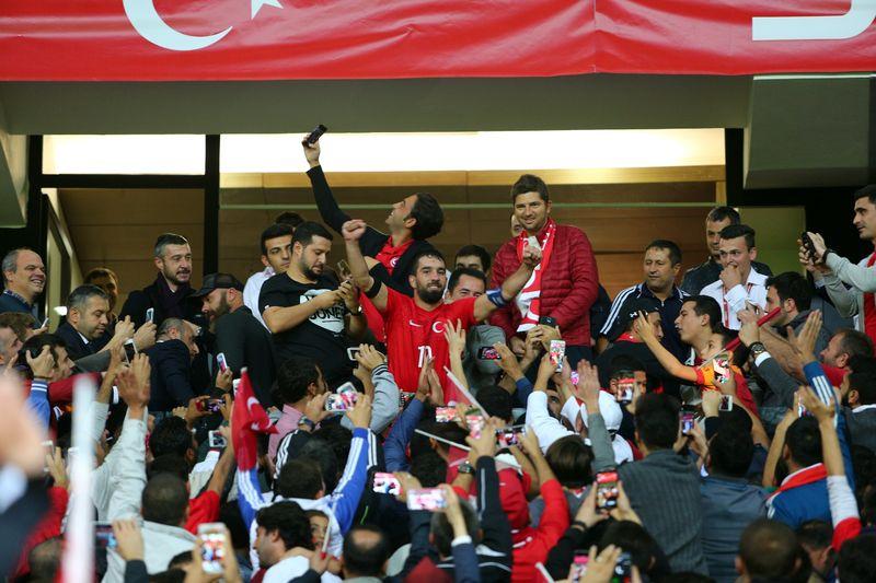 EURO 2016 Elemeleri Türkiye - İzlanda maçından kareler