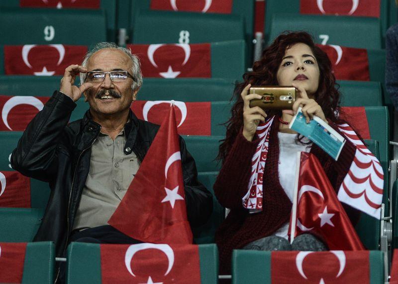 EURO 2016 Elemeleri Türkiye - İzlanda maçından kareler