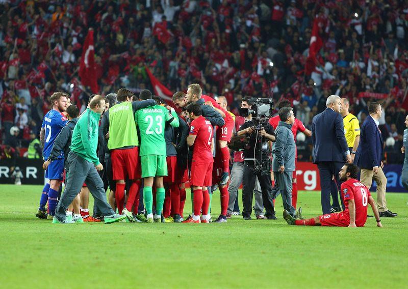 EURO 2016 Elemeleri Türkiye - İzlanda maçından kareler