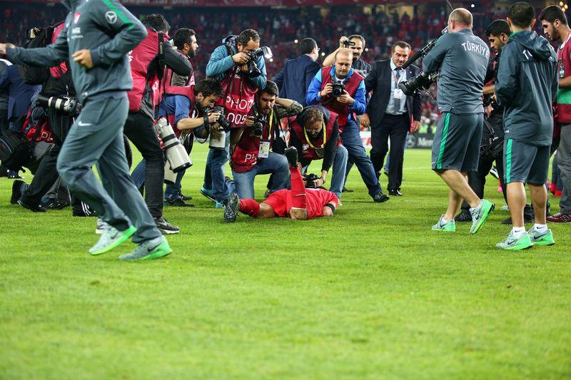EURO 2016 Elemeleri Türkiye - İzlanda maçından kareler