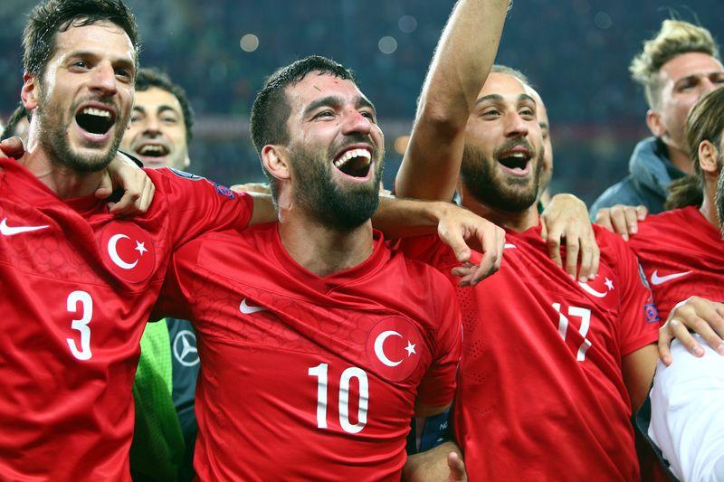 EURO 2016 Elemeleri Türkiye - İzlanda maçından kareler