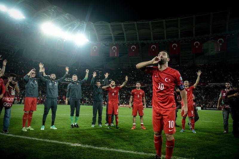 EURO 2016 Elemeleri Türkiye - İzlanda maçından kareler