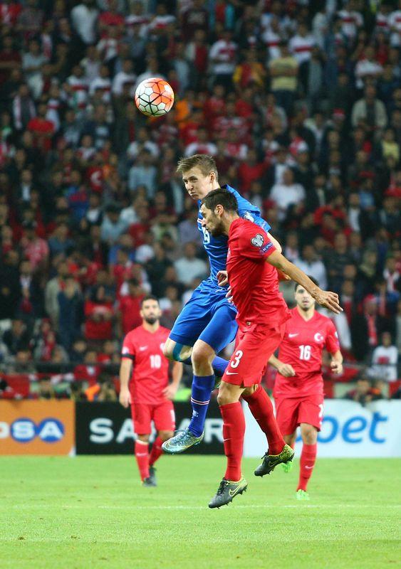 EURO 2016 Elemeleri Türkiye - İzlanda maçından kareler
