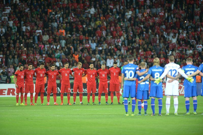 EURO 2016 Elemeleri Türkiye - İzlanda maçından kareler