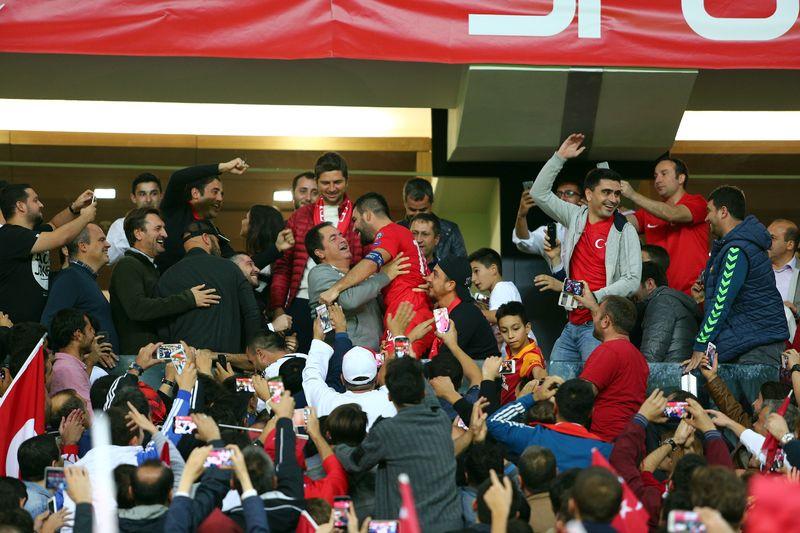 EURO 2016 Elemeleri Türkiye - İzlanda maçından kareler