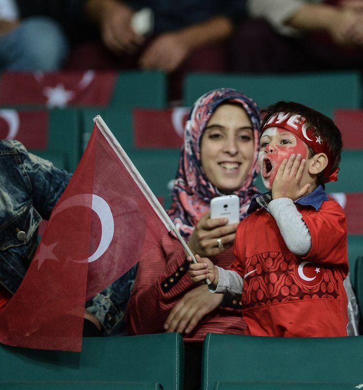EURO 2016 Elemeleri Türkiye - İzlanda maçından kareler