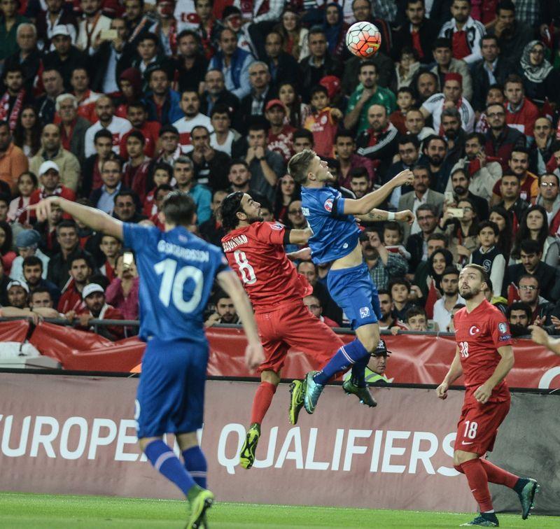 EURO 2016 Elemeleri Türkiye - İzlanda maçından kareler