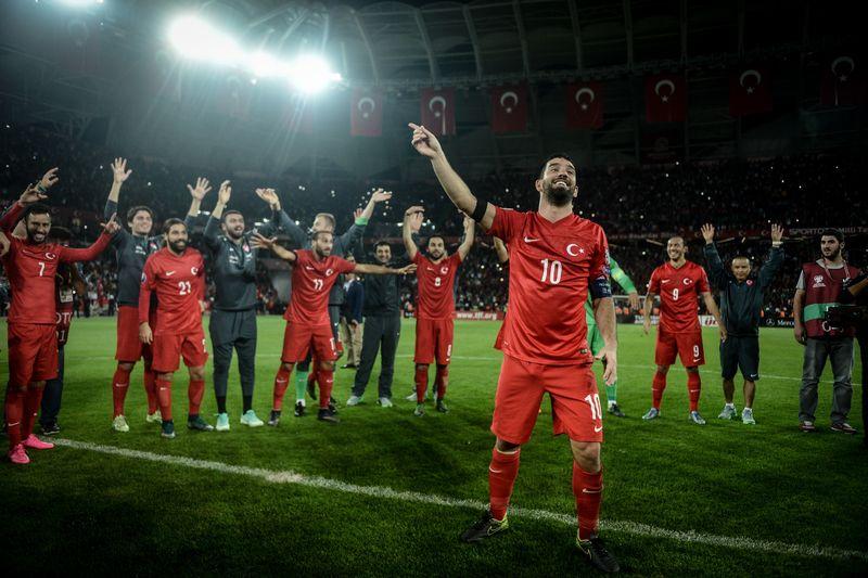 EURO 2016 Elemeleri Türkiye - İzlanda maçından kareler