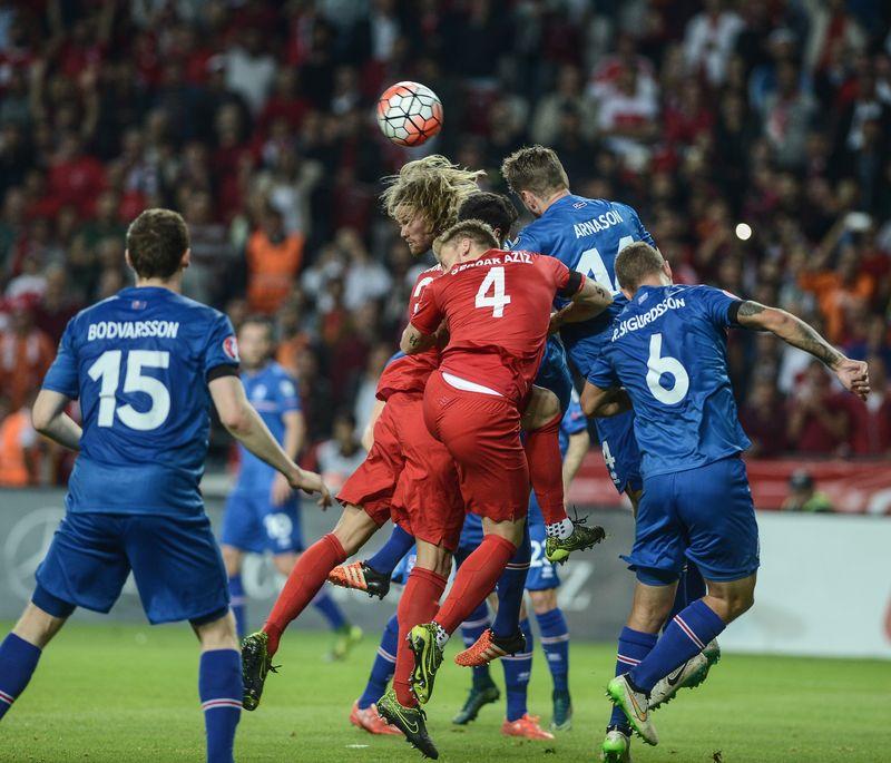 EURO 2016 Elemeleri Türkiye - İzlanda maçından kareler