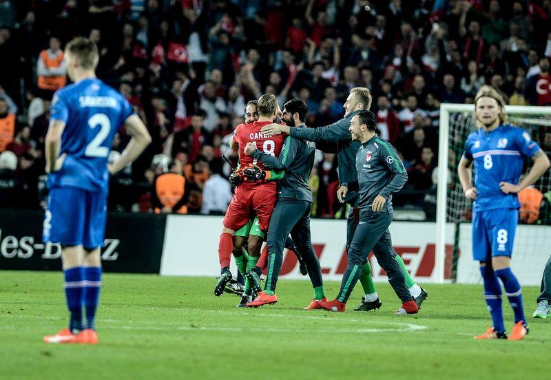 EURO 2016 Elemeleri Türkiye - İzlanda maçından kareler