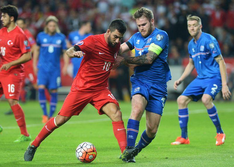EURO 2016 Elemeleri Türkiye - İzlanda maçından kareler