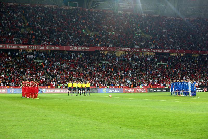 EURO 2016 Elemeleri Türkiye - İzlanda maçından kareler