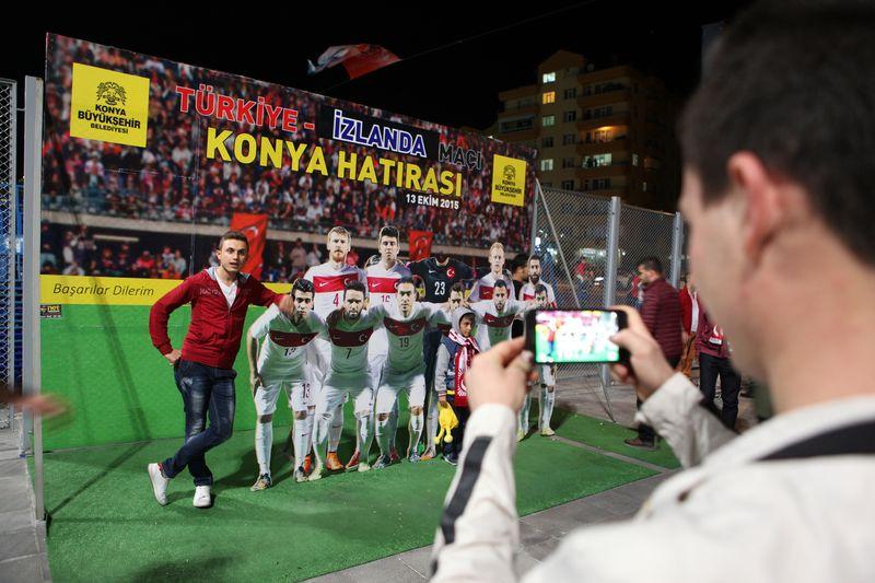 EURO 2016 Elemeleri Türkiye - İzlanda maçından kareler