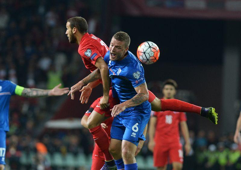 EURO 2016 Elemeleri Türkiye - İzlanda maçından kareler