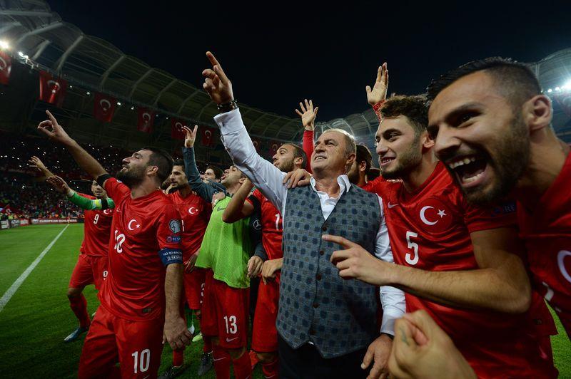 EURO 2016 Elemeleri Türkiye - İzlanda maçından kareler