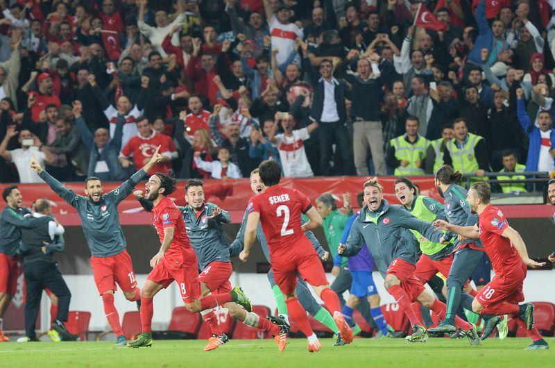 EURO 2016 Elemeleri Türkiye - İzlanda maçından kareler