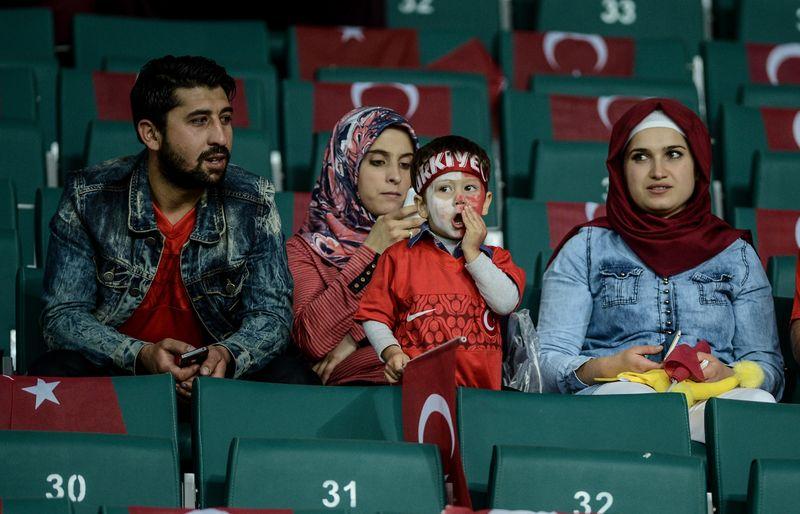 EURO 2016 Elemeleri Türkiye - İzlanda maçından kareler