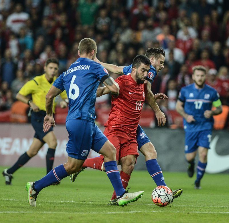 EURO 2016 Elemeleri Türkiye - İzlanda maçından kareler