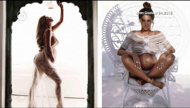 7 aylık hamile Yolanthe Cabau soyundu