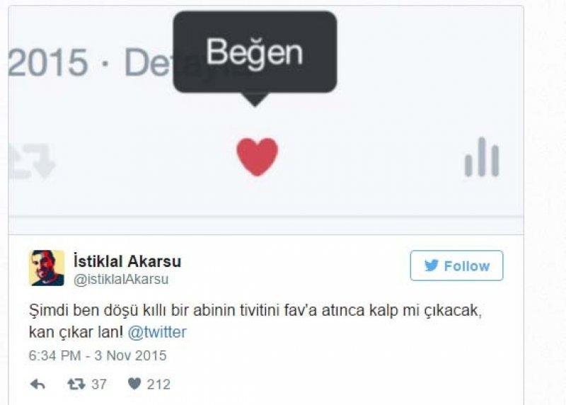 Twitter'da fav yerine gelen kalp güncellemesine tepki