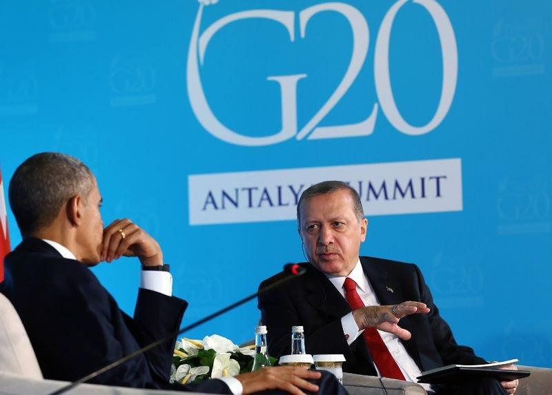 Obama Erdoğan görüşmesinden kareler