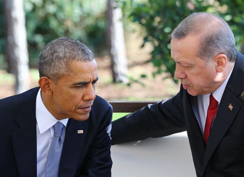 Obama Erdoğan görüşmesinden kareler