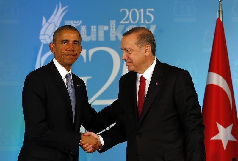 Obama Erdoğan görüşmesinden kareler