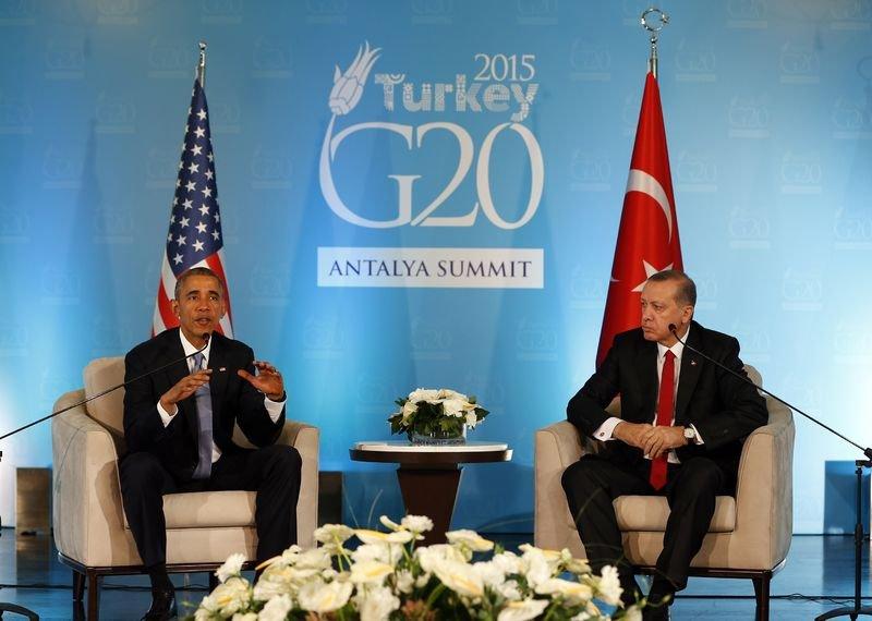 Obama Erdoğan görüşmesinden kareler