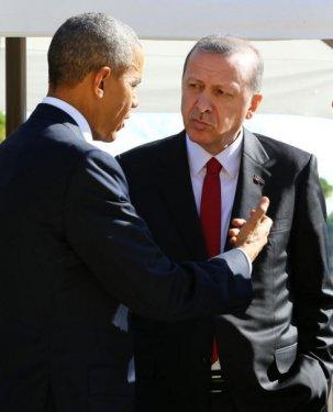 Obama Erdoğan görüşmesinden kareler