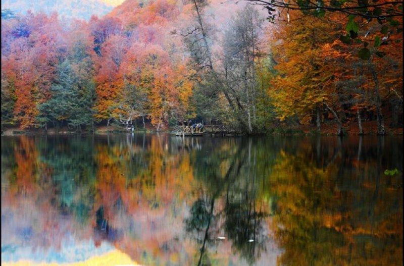 Saklı cennet Yedigöller'de sonbahar 