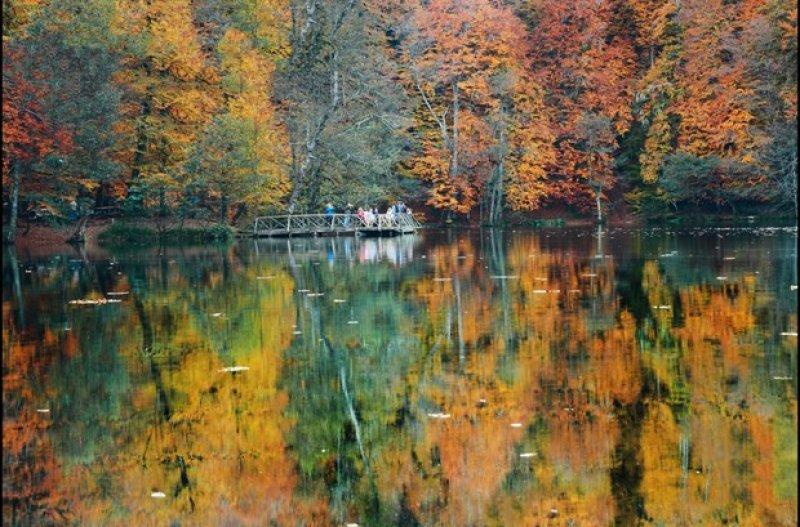 Saklı cennet Yedigöller'de sonbahar 