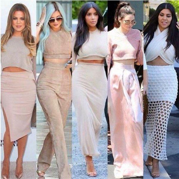 Kardashian Ailesi'nden 16 moda trendi