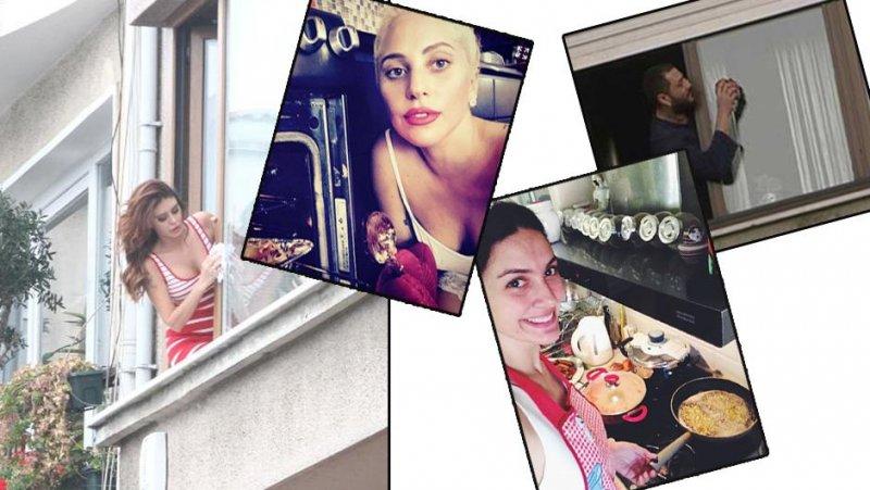 Ev işleri yapan ünlü isimler 