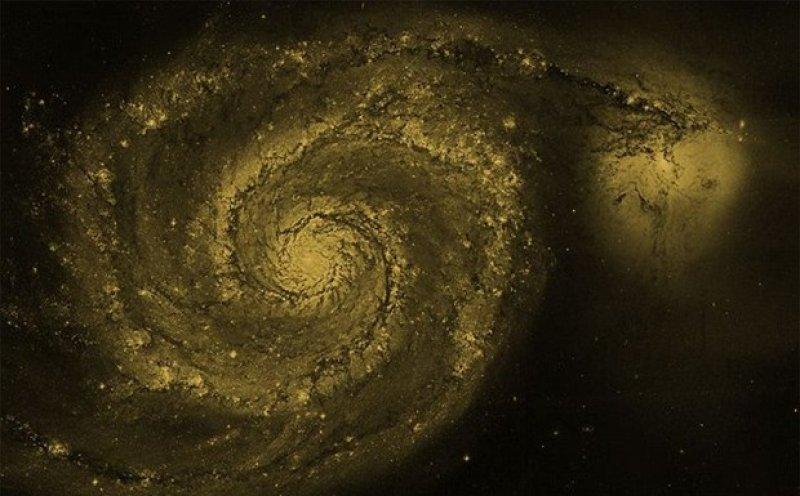 İki galaksinin birleşme anı görüntülendi